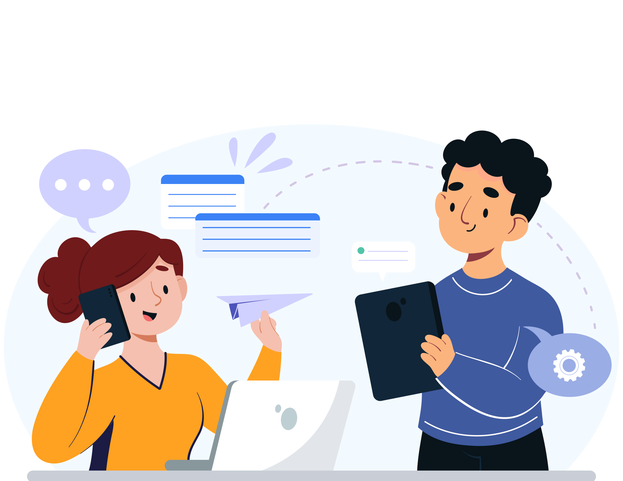 Contact Illustration