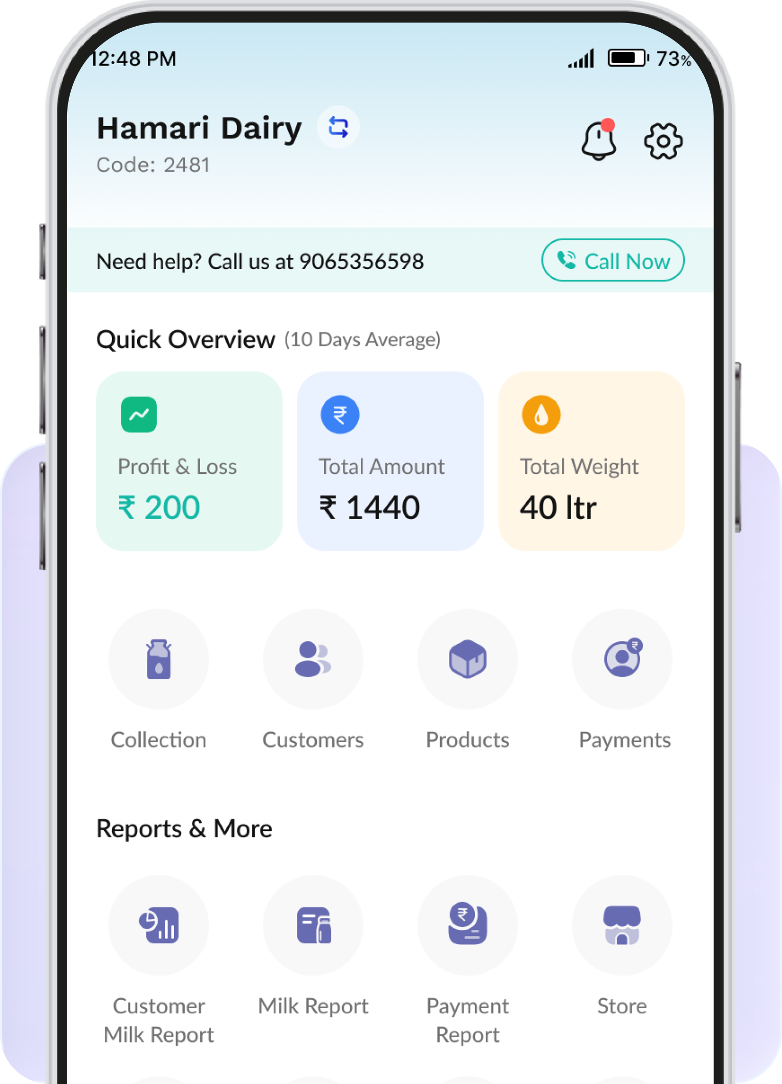 Hamari Dairy App Preview
